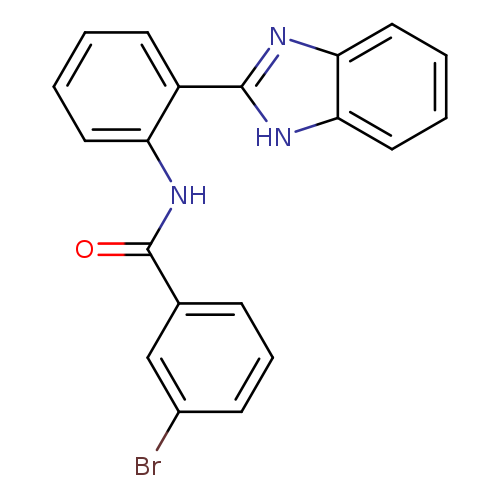 N-[2-(1H-1,3-benzodiazol-2-yl)phenyl]-3-bromobenzamide