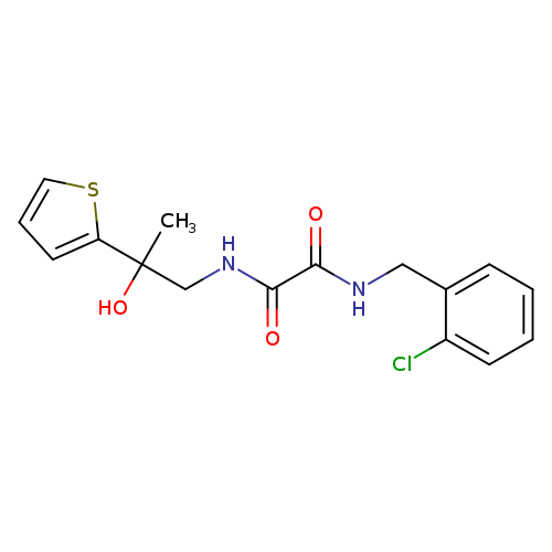 N'-[(2-chlorophenyl)methyl]-N-[2-hydroxy-2-(thiophen-2-yl)propyl]ethanediamide