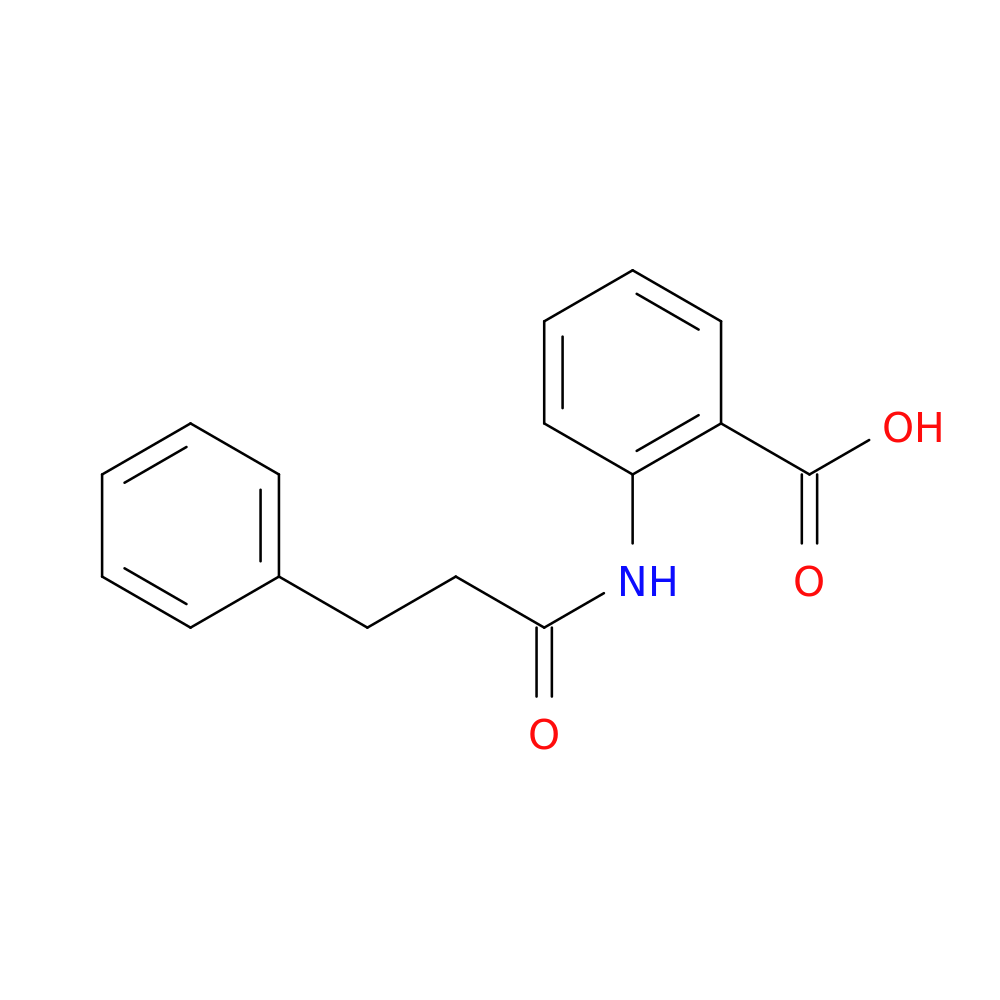 2-(3-phenylpropanamido)benzoic acid