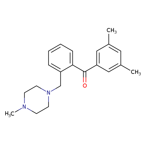 3,5-DIMETHYL-2'-(4-METHYLPIPERAZIN-1-YLMETHYL)BENZOPHENONE