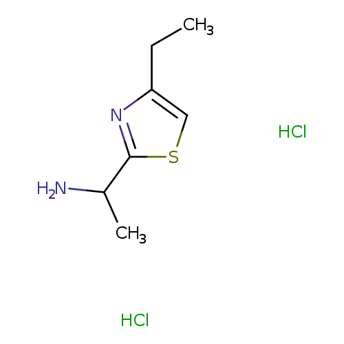 1-(4-ethyl-1,3-thiazol-2-yl)ethan-1-amine dihydrochloride