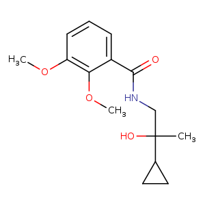 N-(2-cyclopropyl-2-hydroxypropyl)-2,3-dimethoxybenzamide
