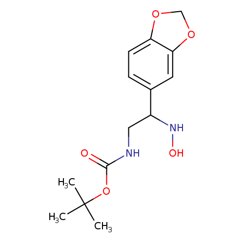 tert-butyl N-[2-(2H-1,3-benzodioxol-5-yl)-2-(hydroxyamino)ethyl]carbamate