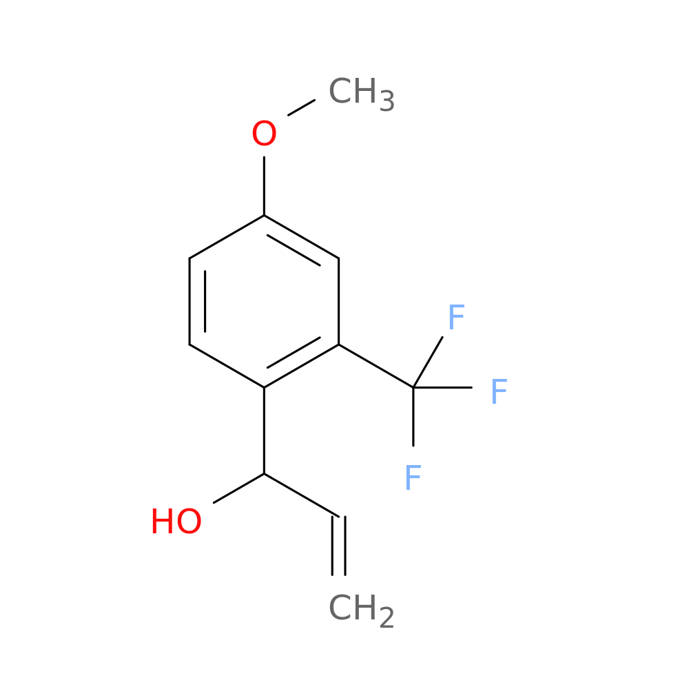 1-[4-methoxy-2-(trifluoromethyl)phenyl]prop-2-en-1-ol