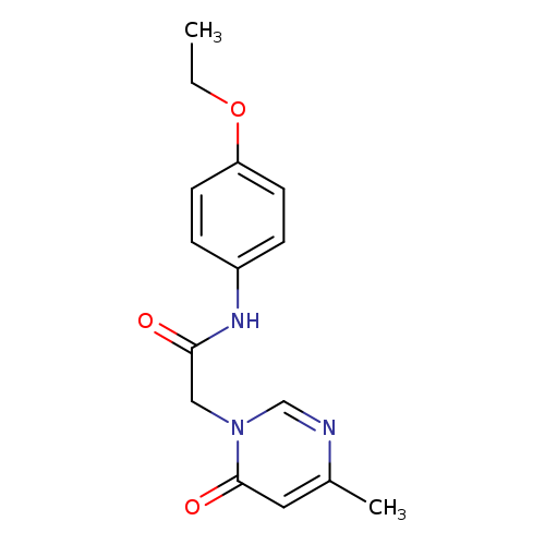 N-(4-ethoxyphenyl)-2-(4-methyl-6-oxo-1,6-dihydropyrimidin-1-yl)acetamide