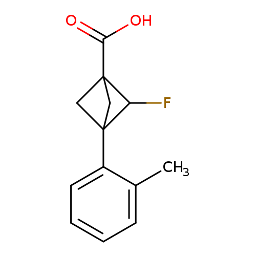 2-fluoro-3-(2-methylphenyl)bicyclo[1.1.1]pentane-1-carboxylic acid