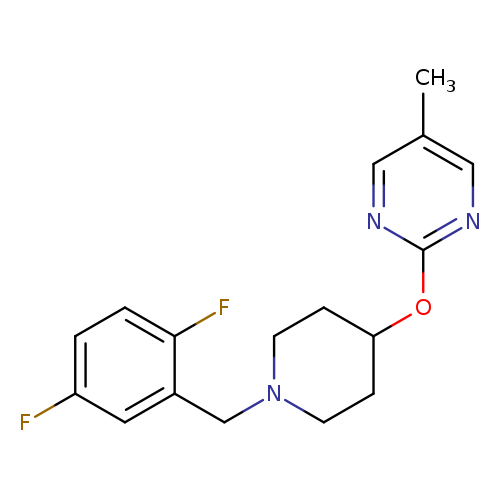 2-({1-[(2,5-difluorophenyl)methyl]piperidin-4-yl}oxy)-5-methylpyrimidine