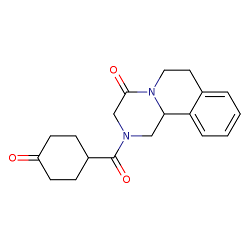 rac-1,2,3,6,7,11b-Hexahydro-2-[(4-oxocyclohexyl)carbonyl]-4H-pyrazino[2,1-a]isoquinolin-4-one