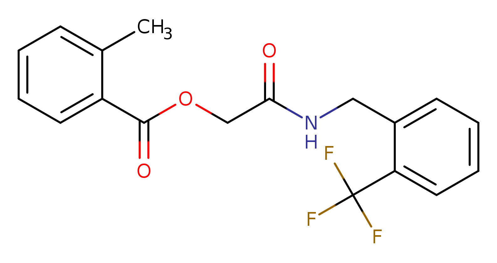 ({[2-(trifluoromethyl)phenyl]methyl}carbamoyl)methyl 2-methylbenzoate