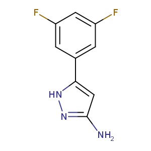5-(3,5-difluorophenyl)-1H-pyrazol-3-amine