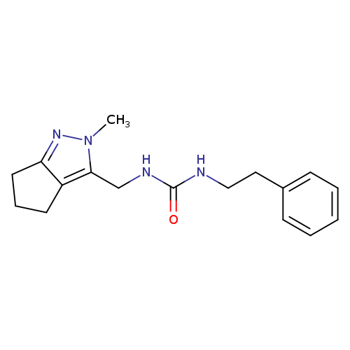 3-({2-methyl-2H,4H,5H,6H-cyclopenta[c]pyrazol-3-yl}methyl)-1-(2-phenylethyl)urea