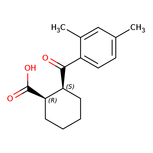 cis-2-(2,4-Dimethylbenzoyl)cyclohexane-1-carboxylic acid