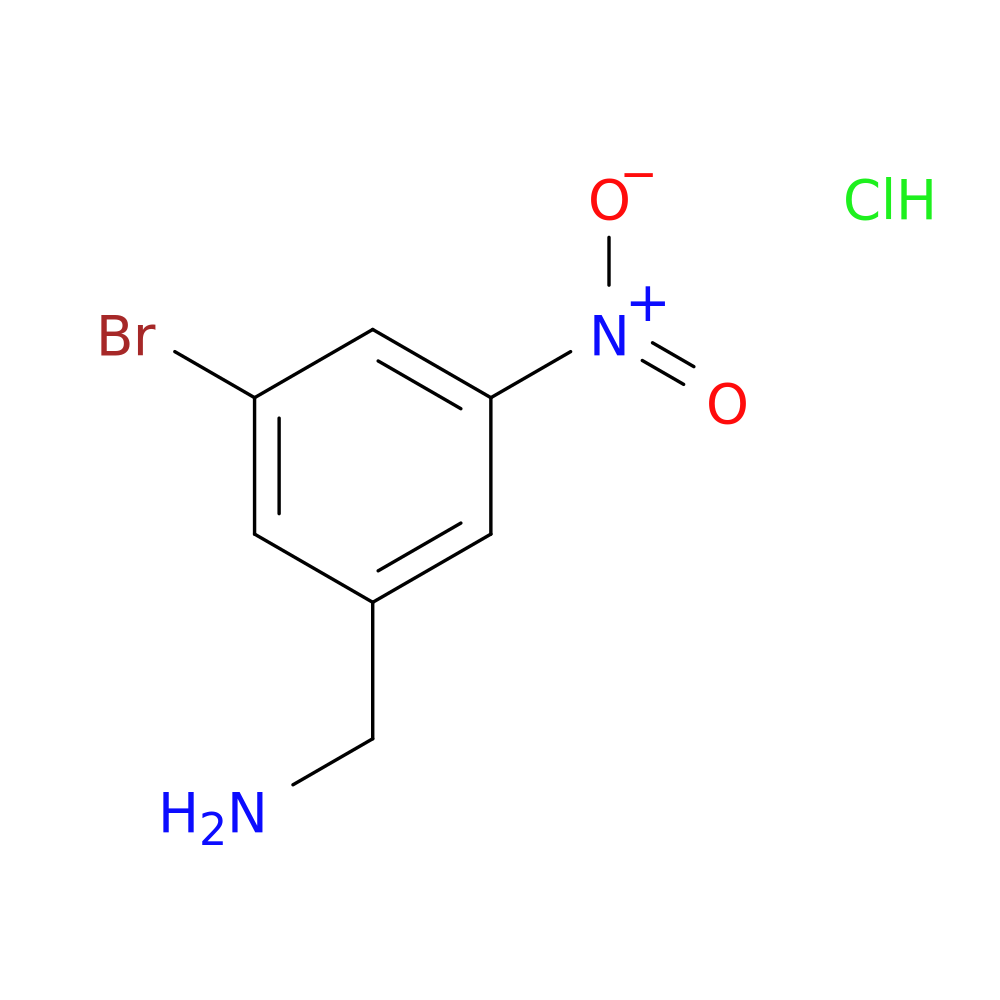 (3-bromo-5-nitrophenyl)methanamine hydrochloride