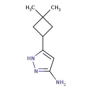5-(3,3-dimethylcyclobutyl)-1H-pyrazol-3-amine