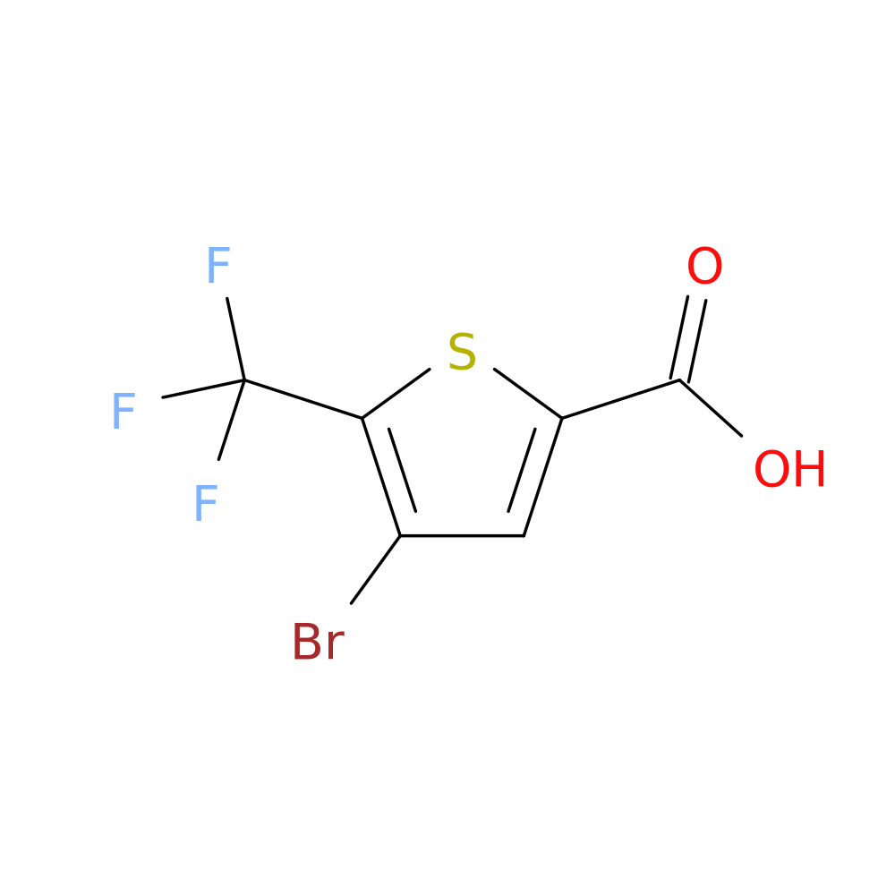 4-Bromo-5-(trifluoromethyl)thiophene-2-carboxylic acid