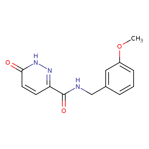 N-[(3-methoxyphenyl)methyl]-6-oxo-1,6-dihydropyridazine-3-carboxamide