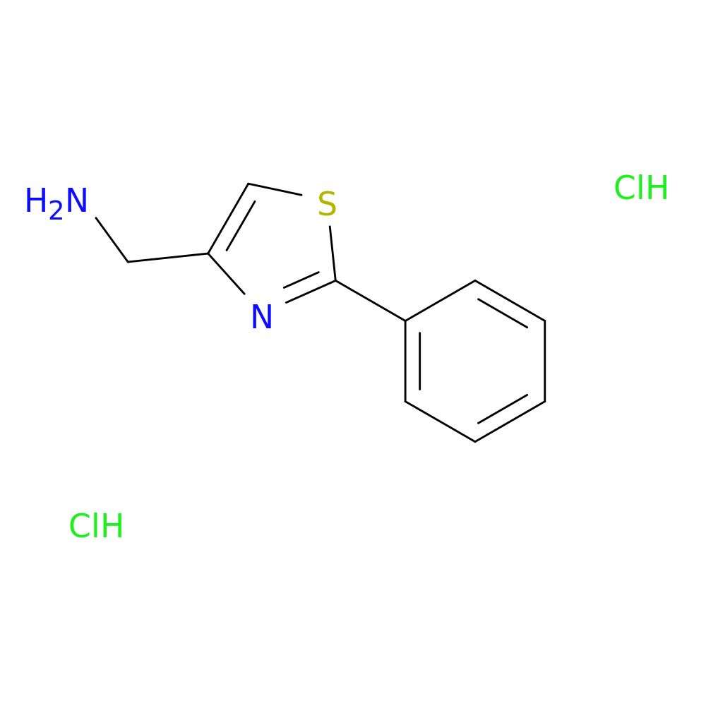 [(2-phenyl-1,3-thiazol-4-yl)methyl]amine dihydrochloride