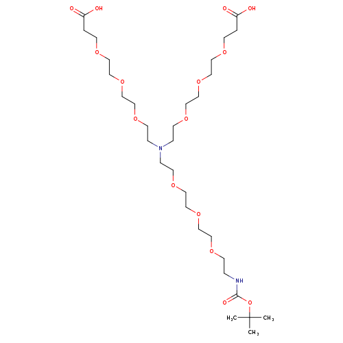 N-(Boc-peg3)-n-bis(peg3-acid)