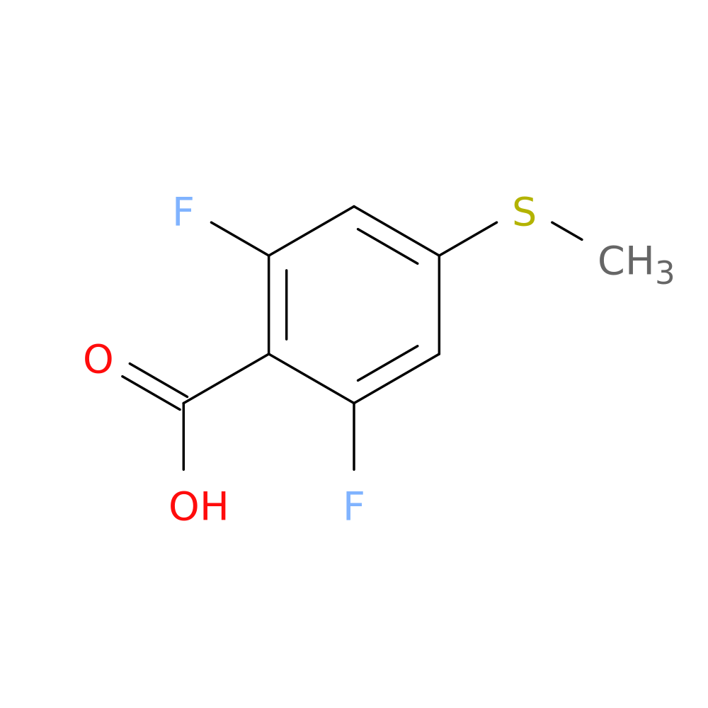 2,6-Difluoro-4-(methylthio)benzoic acid