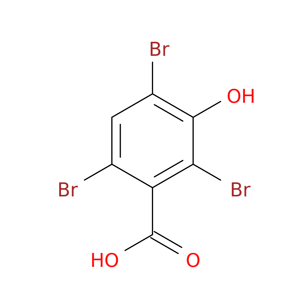 3-Hydroxy-2,4,6-tribromobenzoic acid