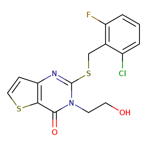 2-{[(2-chloro-6-fluorophenyl)methyl]sulfanyl}-3-(2-hydroxyethyl)-3H,4H-thieno[3,2-d]pyrimidin-4-one