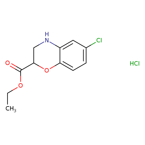 ethyl 6-chloro-3,4-dihydro-2H-1,4-benzoxazine-2-carboxylate hydrochloride