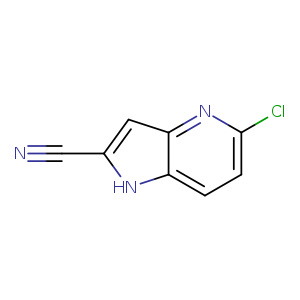 5-chloro-1H-pyrrolo[3,2-b]pyridine-2-carbonitrile