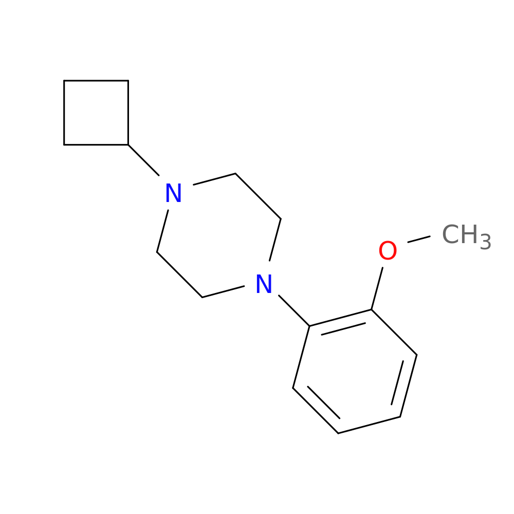 1-cyclobutyl-4-(2-methoxyphenyl)piperazine