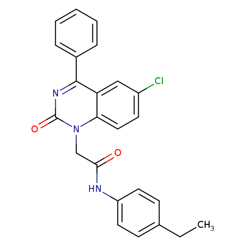 2-(6-chloro-2-oxo-4-phenyl-1,2-dihydroquinazolin-1-yl)-N-(4-ethylphenyl)acetamide