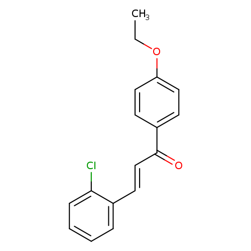 (2E)-3-(2-chlorophenyl)-1-(4-ethoxyphenyl)prop-2-en-1-one