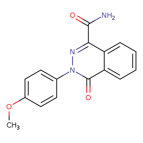 3-(4-methoxyphenyl)-4-oxo-3,4-dihydrophthalazine-1-carboxamide