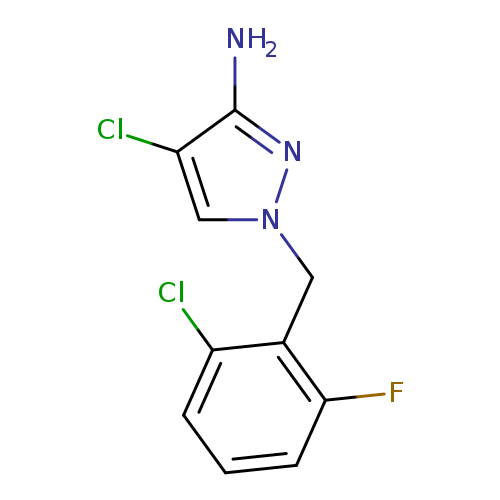 4-Chloro-1-(2-chloro-6-fluorobenzyl)-1h-pyrazol-3-amine