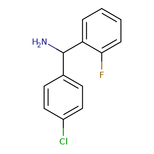 (4-chlorophenyl)(2-fluorophenyl)methanamine