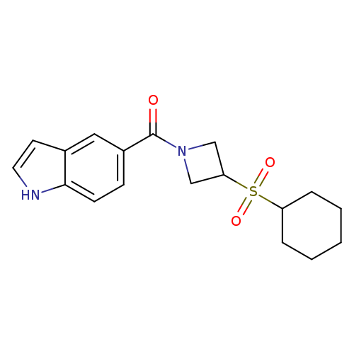 5-[3-(cyclohexanesulfonyl)azetidine-1-carbonyl]-1H-indole