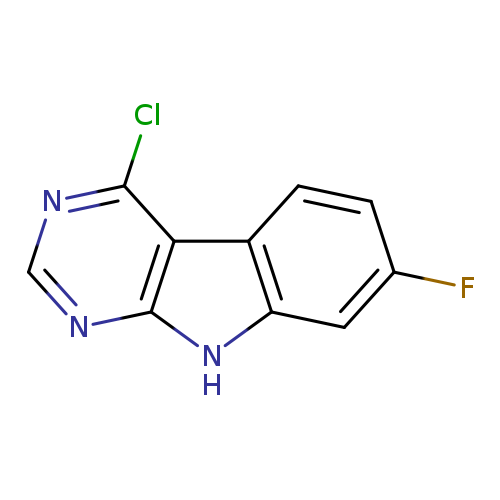 4-chloro-7-fluoro-9h-pyrimido[4,5-b]indole