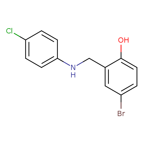 4-bromo-2-{[(4-chlorophenyl)amino]methyl}phenol