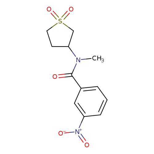 N-(1,1-dioxo-1lambda6-thiolan-3-yl)-N-methyl-3-nitrobenzamide