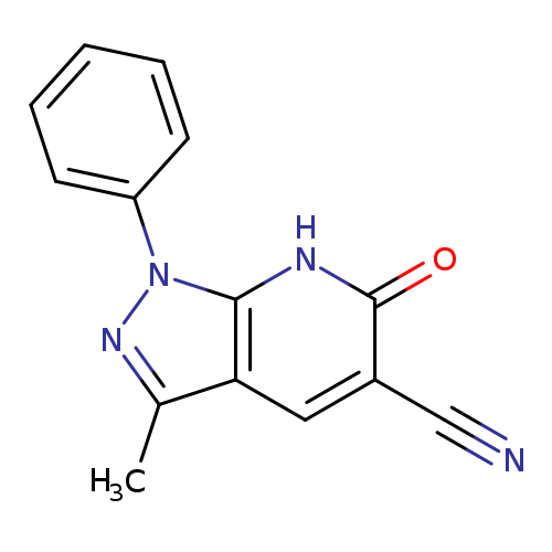 3-Methyl-6-oxo-1-phenyl-6,7-dihydro-1H-pyrazolo[3,4-b]pyridine-5-carbonitrile