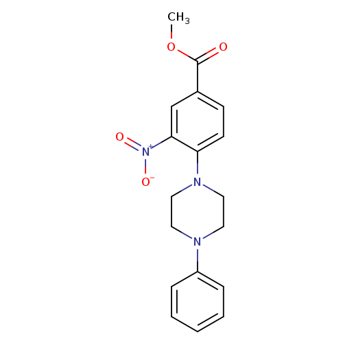 methyl 3-nitro-4-(4-phenylpiperazin-1-yl)benzoate
