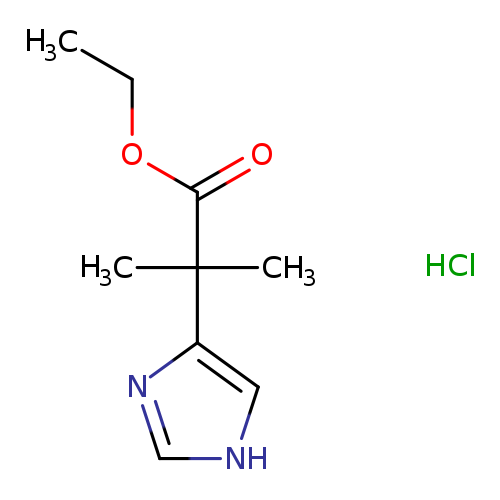ethyl 2-(1H-imidazol-4-yl)-2-methylpropanoate hydrochloride