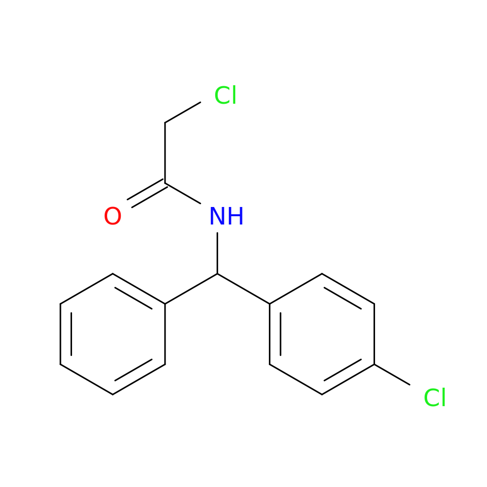 2-Chloro-N-((4-chlorophenyl)(phenyl)methyl)acetamide