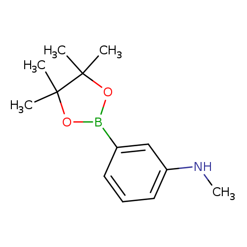 Benzenamine, N-methyl-3-(4,4,5,5-tetramethyl-1,3,2-dioxaborolan-2-yl)-