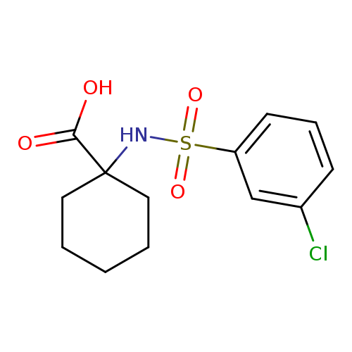 3-(3-Chlorophenylsulfonylamino)cyclohexanecarboxylic acid