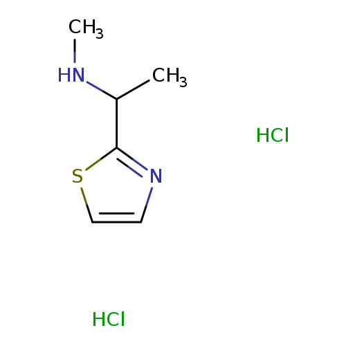 methyl[1-(1,3-thiazol-2-yl)ethyl]aminedihydrochloride