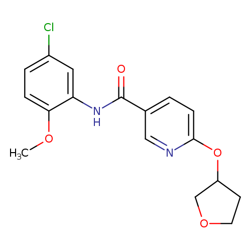 N-(5-chloro-2-methoxyphenyl)-6-(oxolan-3-yloxy)pyridine-3-carboxamide