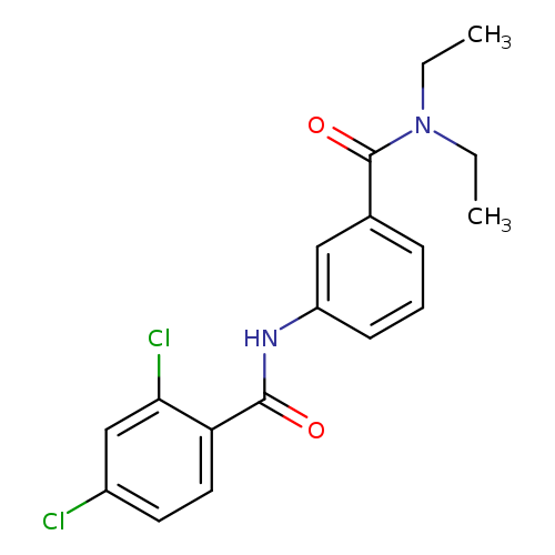 2,4-dichloro-N-{3-[(diethylamino)carbonyl]phenyl}benzamide