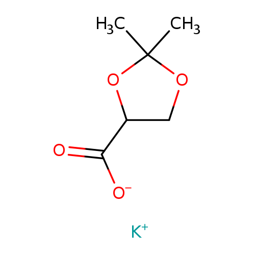 Potassium 2,2-dimethyl-1,3-dioxolane-4-carboxylate