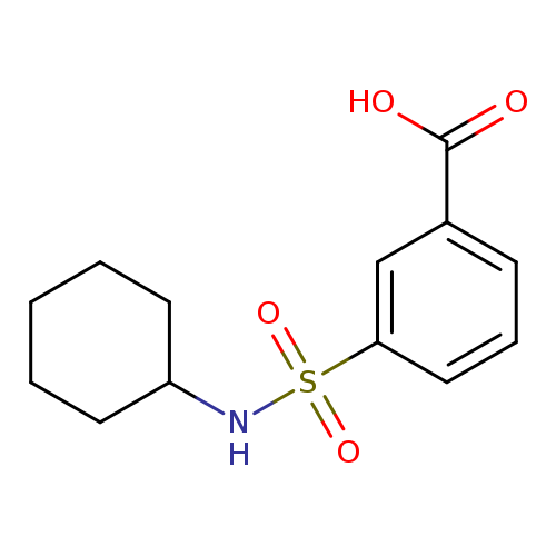 3-(Cyclohexylsulfamoyl)benzoic acid