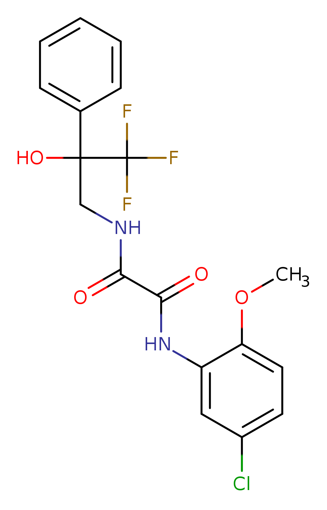 N-(5-chloro-2-methoxyphenyl)-N'-(3,3,3-trifluoro-2-hydroxy-2-phenylpropyl)ethanediamide