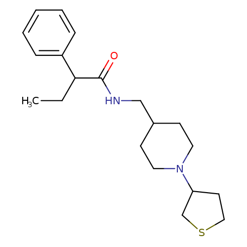 2-phenyl-N-{[1-(thiolan-3-yl)piperidin-4-yl]methyl}butanamide